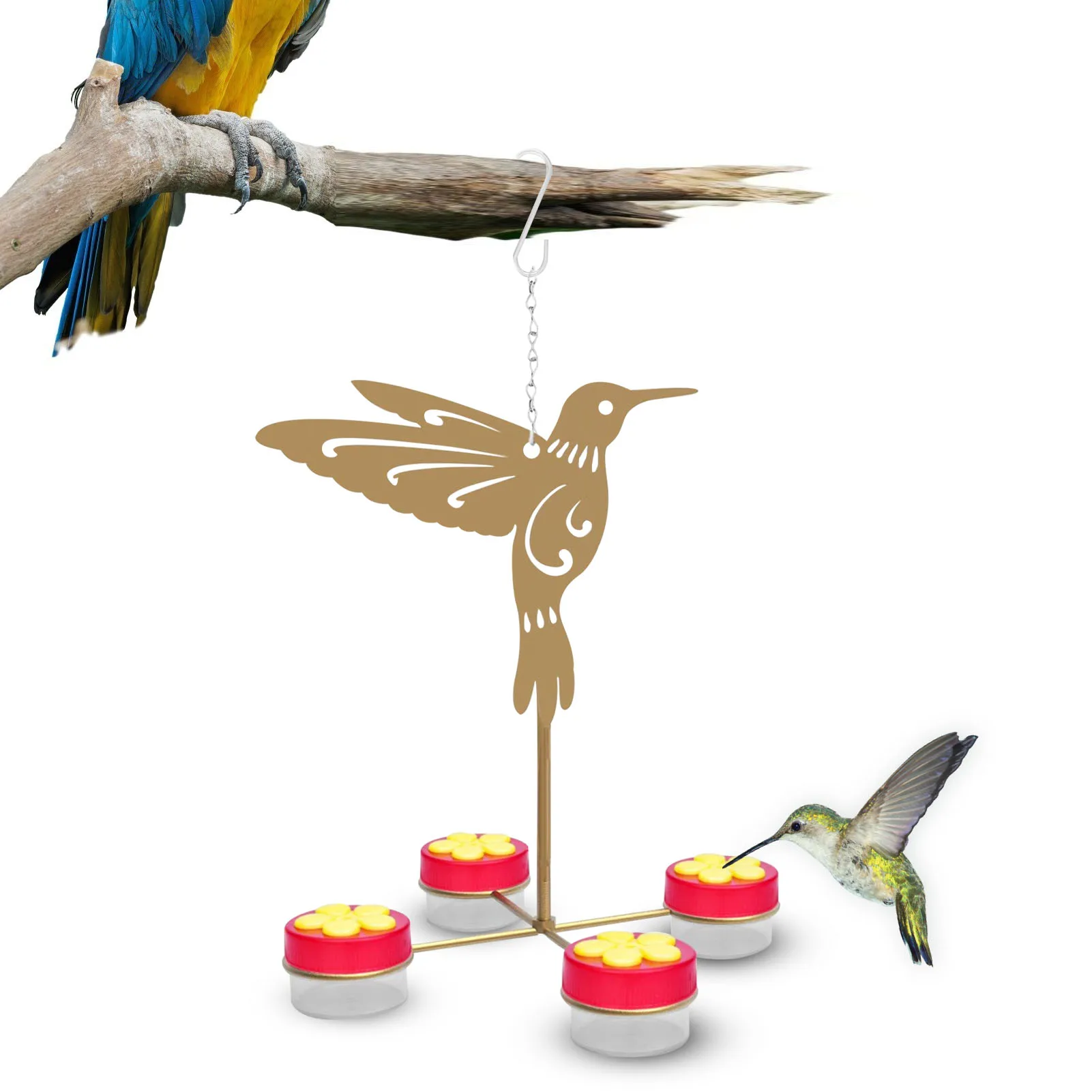 

S Bird Feeding Station Container For Outdoors Garden Hummingbird Window Feeders