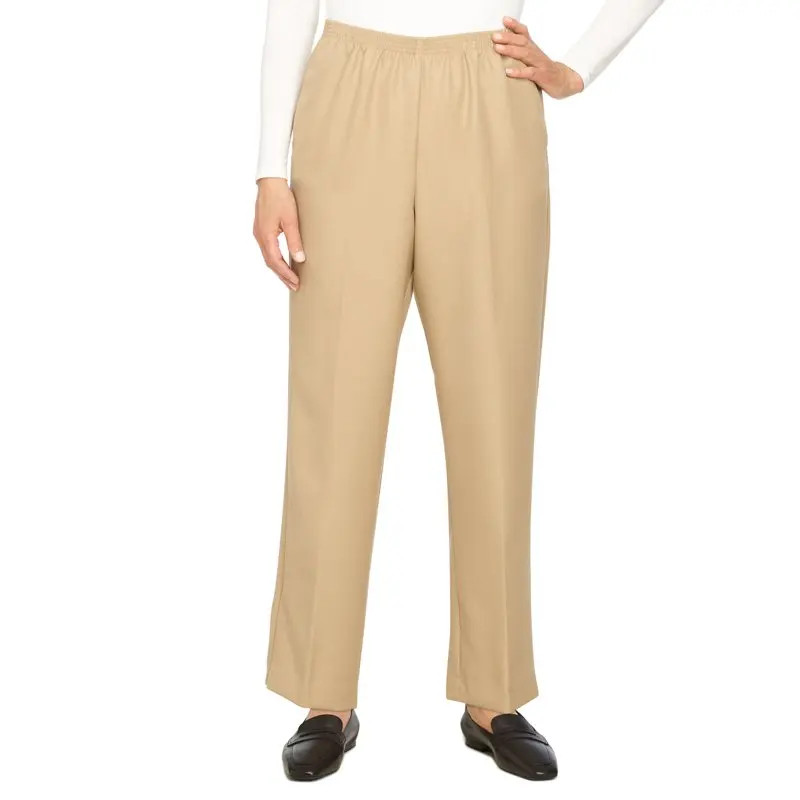 

HMCN Womens Petite Solid Medium Pant
