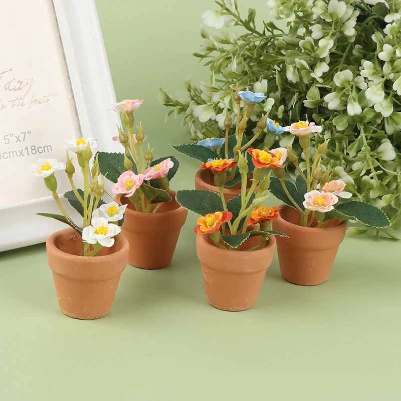 

1 шт. кукольный домик, цветы, мини-дерево в горшке, миниатюрный бонсай, сад, балкон, кукольный домик, горшечные растения