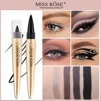 miss rose hot selling colorful intense cream eyeliner pencil long lasting waterproof and smudge free eyeliner pencil