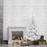 white brick self adhesive wallpaper roll with 10 meters wall decor vinyl paper for home peel and stick waterproof wall stickers