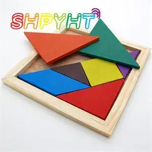 

Головоломка Houten Tangram из 7 элементов, круглая головоломка для развития интеллекта, развивающая игрушка для детей