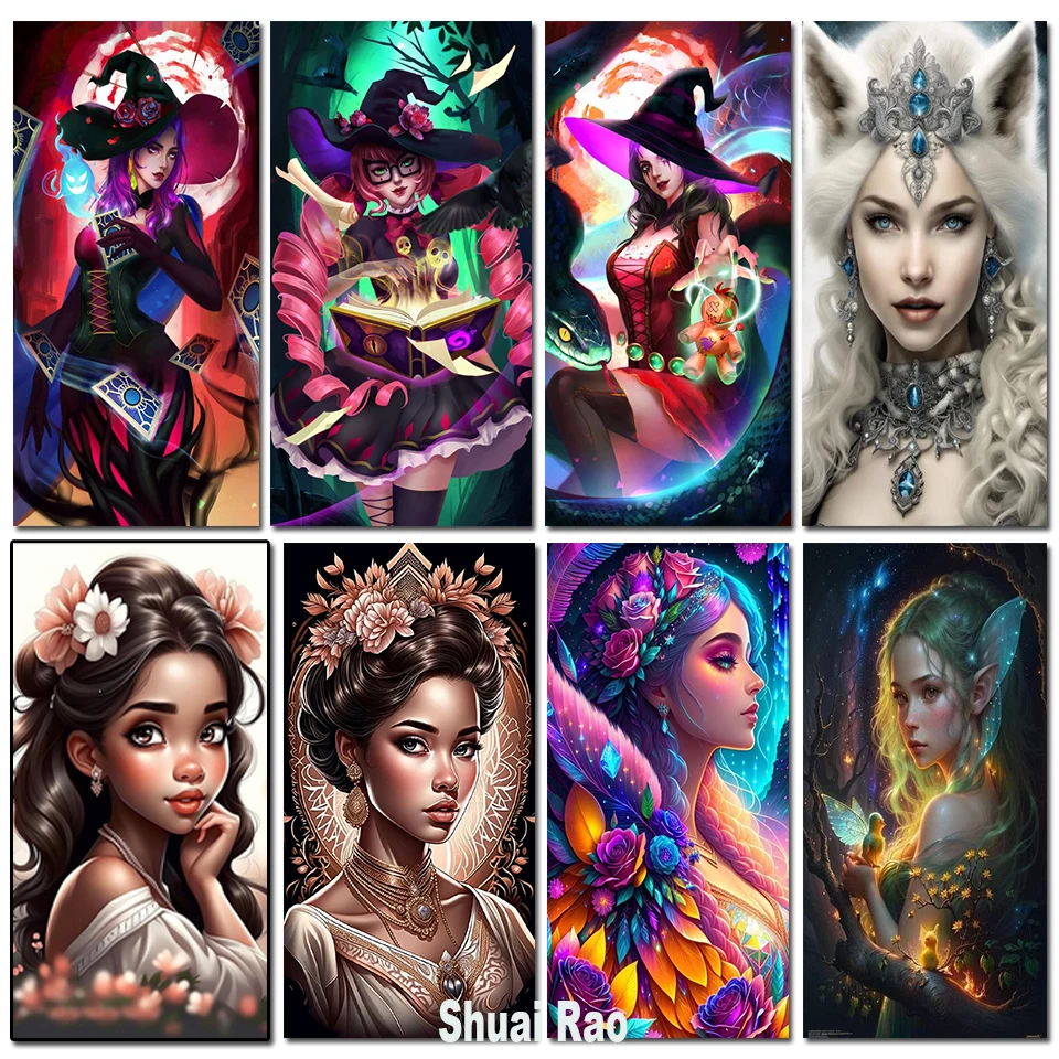 

Картина из страз «сексуальная ведьма», «сделай сам», картина из страз «сделай сам», красивая женщина, вышивка крестиком из страз, мозаика, картины для богини, украшение для дома