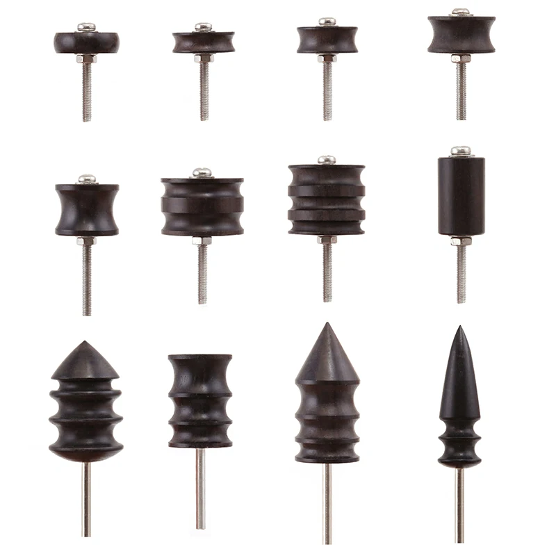 Полировальная головка из фиолетового эбенового дерева сделай сам кожа ручной