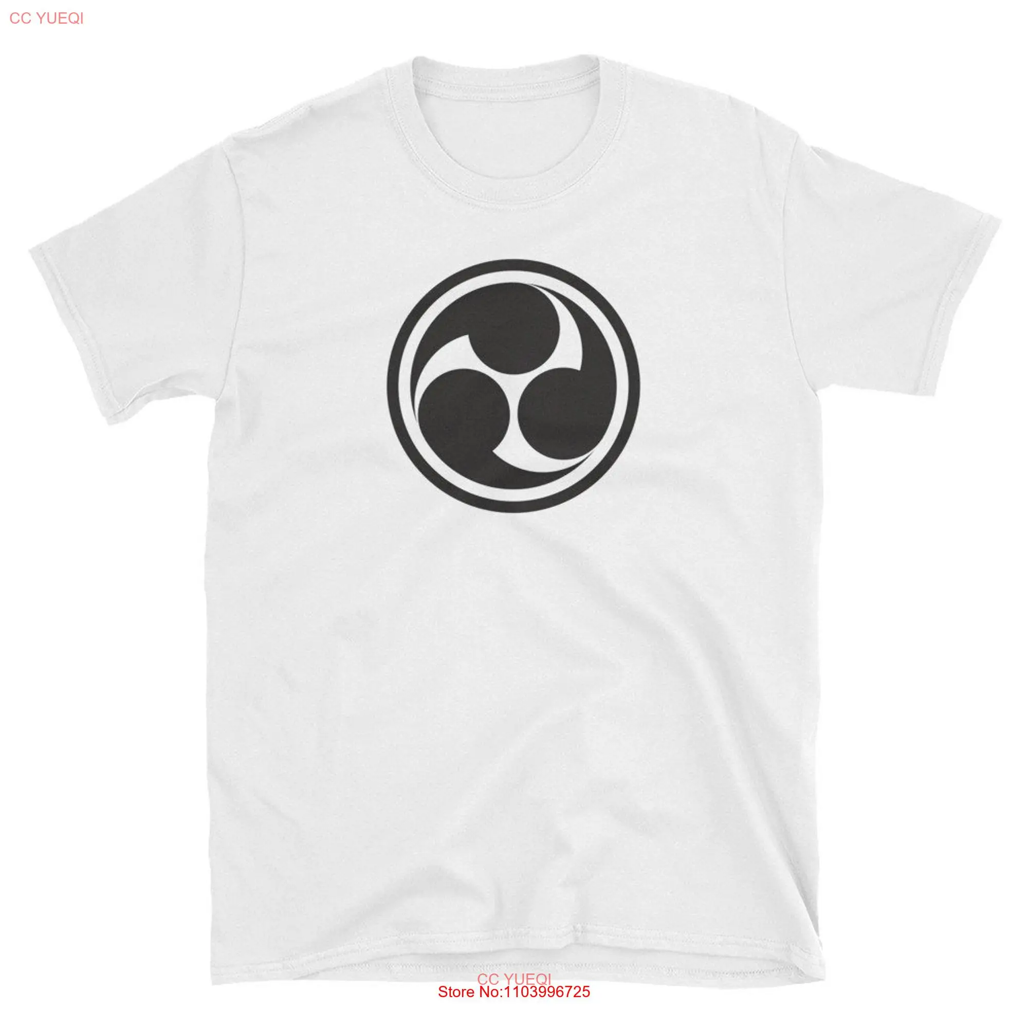 Футболка Asahina Bessho Gamo Kii Utsunomiya Yamamoto с символом японской эмблемы камона футболка