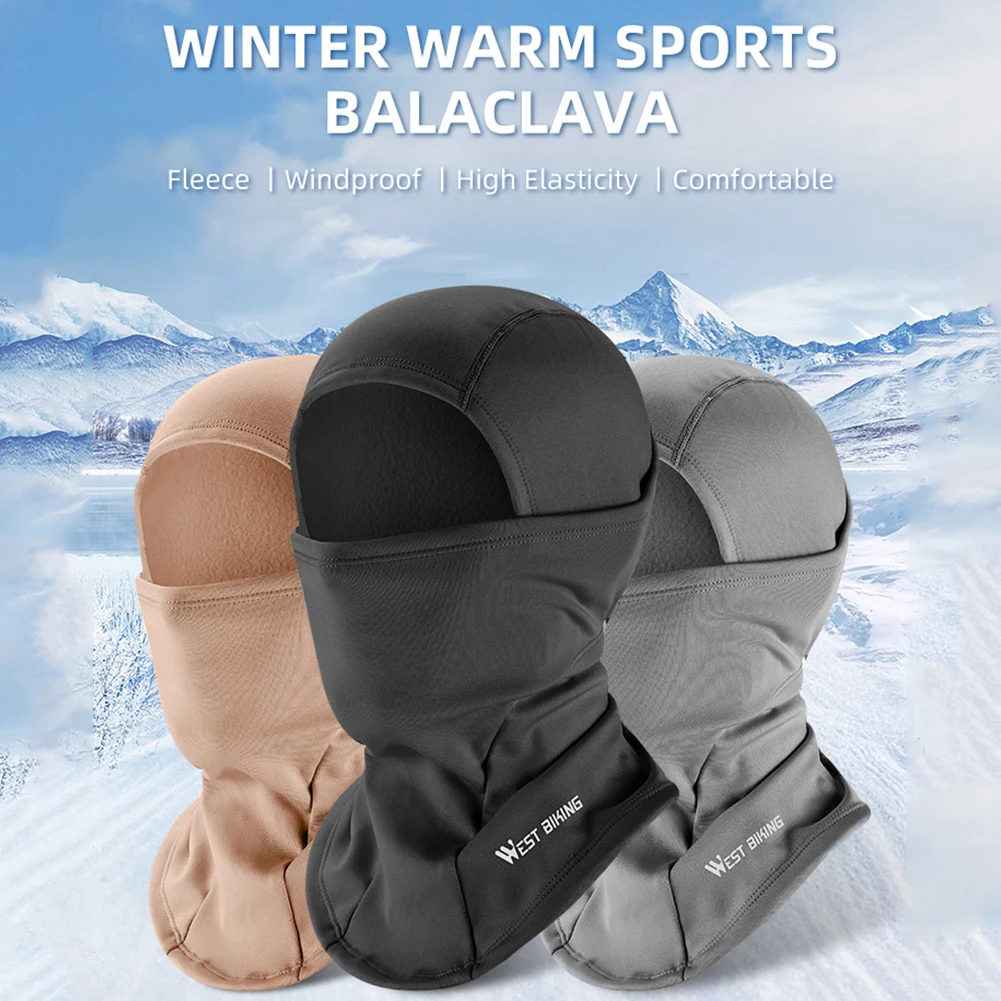 

Флисовый ветрозащитный мужской/женский спортивный шарф-Балаклава