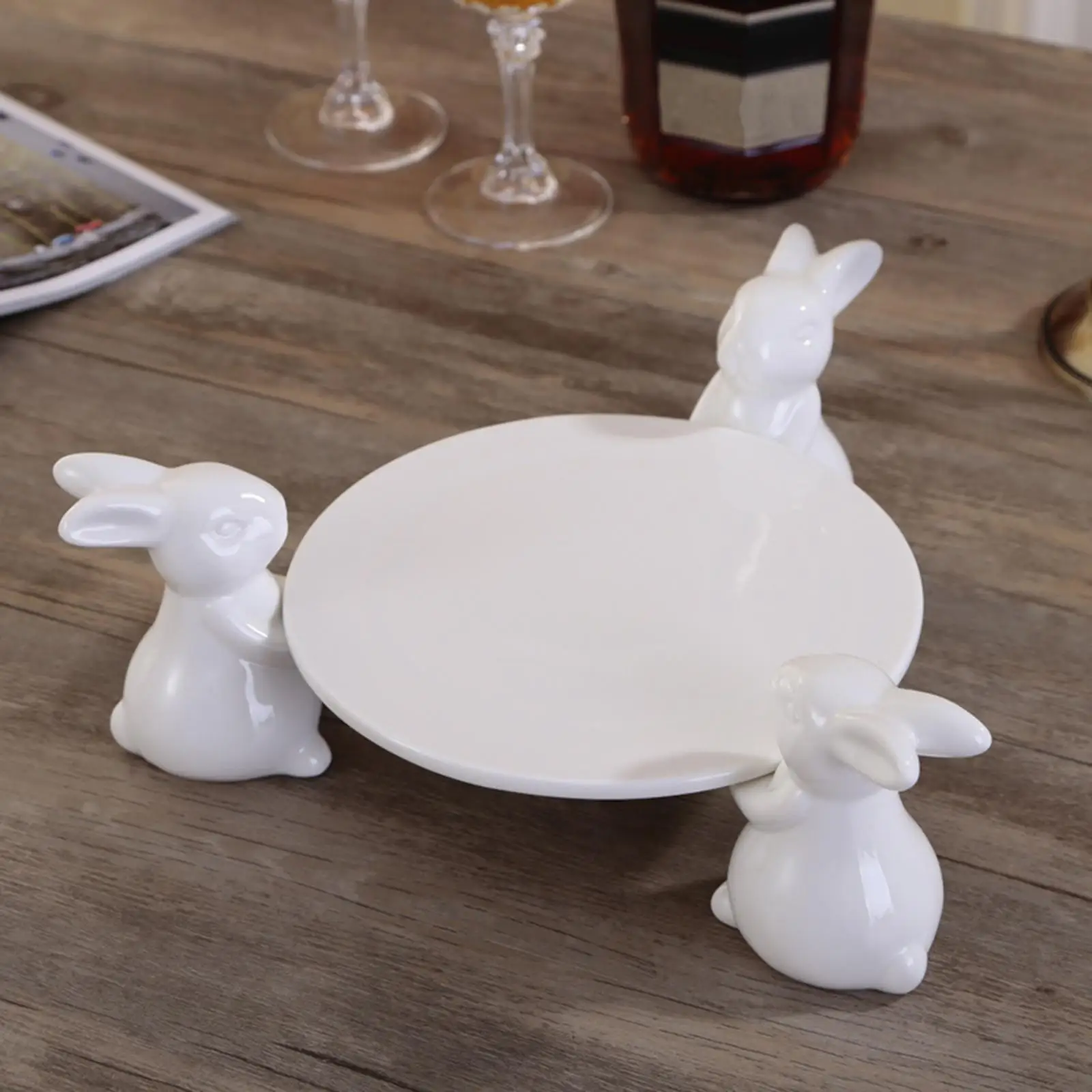 

Dessert Plate Storage Decoration Countertop Dessert Candy Dish for Wedding