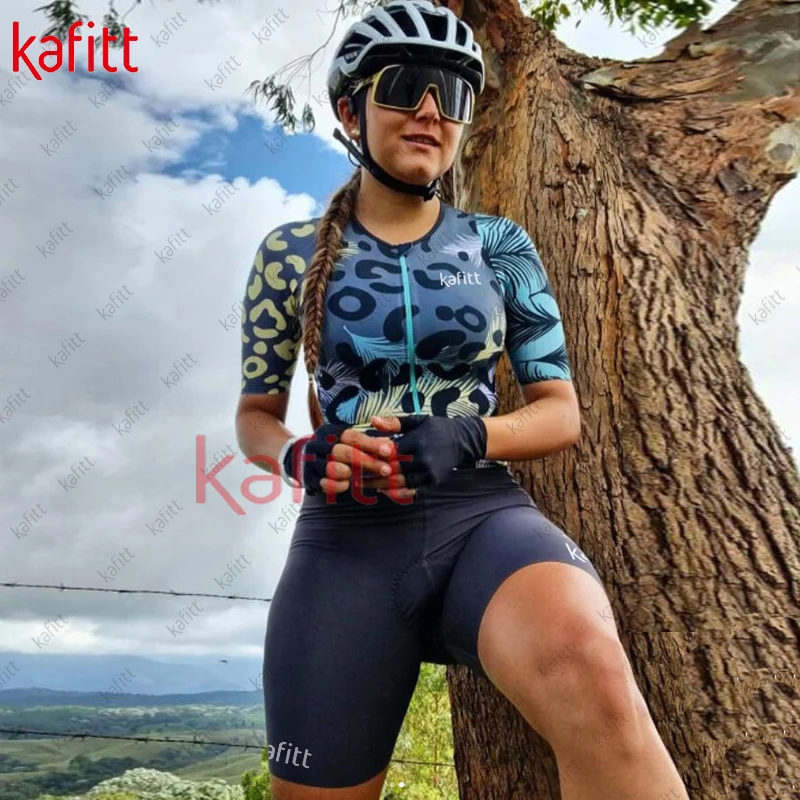 

Kafitt женская форма для команды на открытом воздухе, одежда для велоспорта, Женское боди с коротким рукавом, комбинезон, летняя новая модель