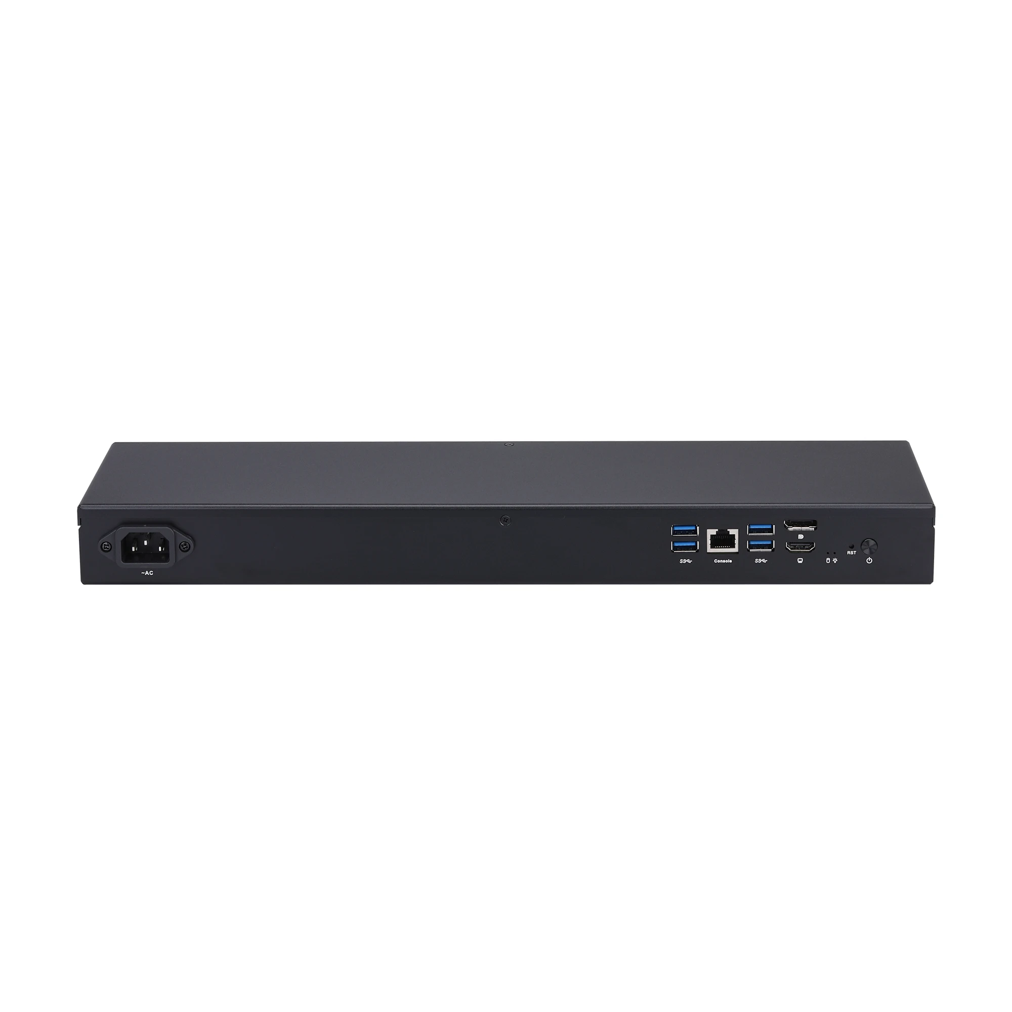 Qotom 1U стойка без вентилятора мини ПК 6*2,5G Lan,Celeron 4305U 5405U 10th i3 10110U Настольный брандмауэр Мини ПК Q30912G6