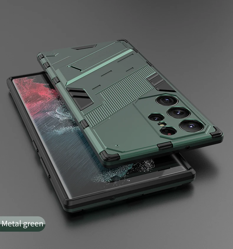 For Samsung Galaxy S23 Ultra Case Cover Samsung S23 Plus Shockproof Bumper Hard Holder Phone Cover For Samsung S23 Ultra 5G Case