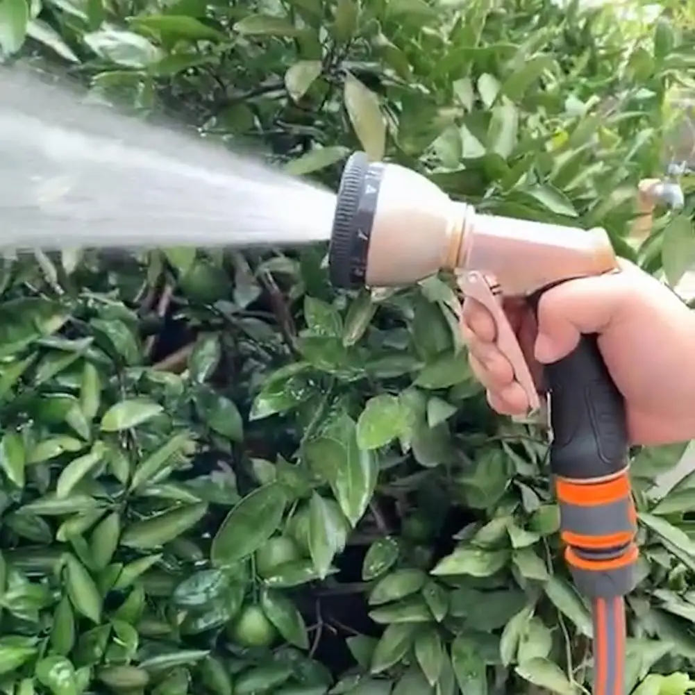 

Удобная насадка для распыления воды, садовый шланг с простой установкой, эргономичный, для широкого применения, для полива газона, ручной инструмент