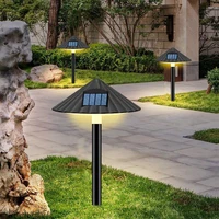solar lamp outdoor mushroom garden pathway light waterproof solar powered led landscape lighting for lawn path patio yard
