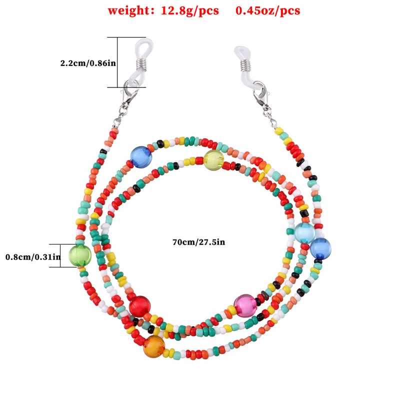 Женский шнурок для очков чтения с жемчужными листьями | Аксессуары одежды