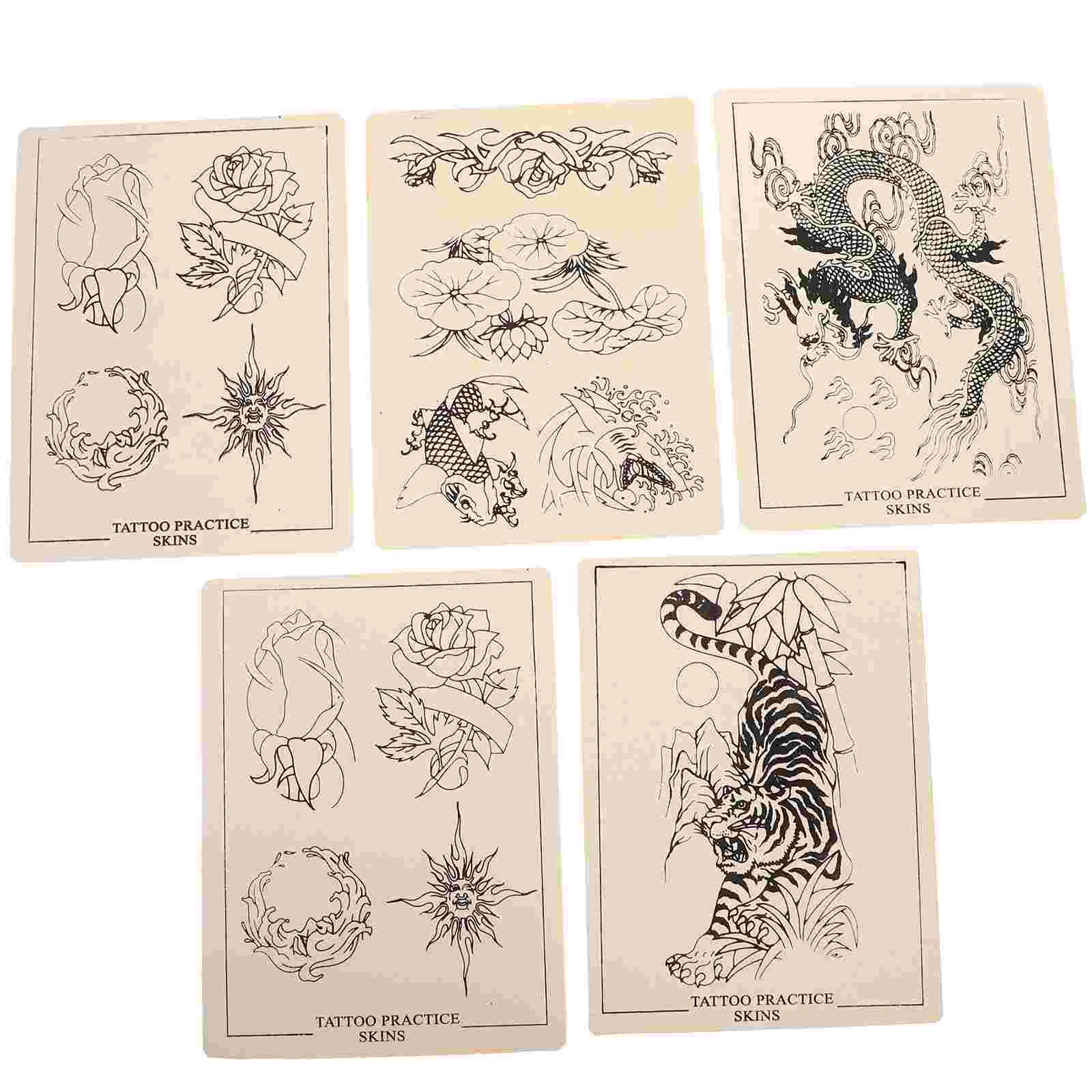 

5 шт., нетоксичные инструменты для обучения коже