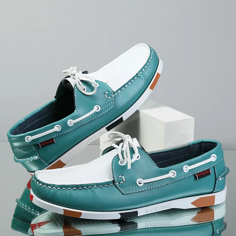 2022 Mens Casual Genuine Suede Leather 