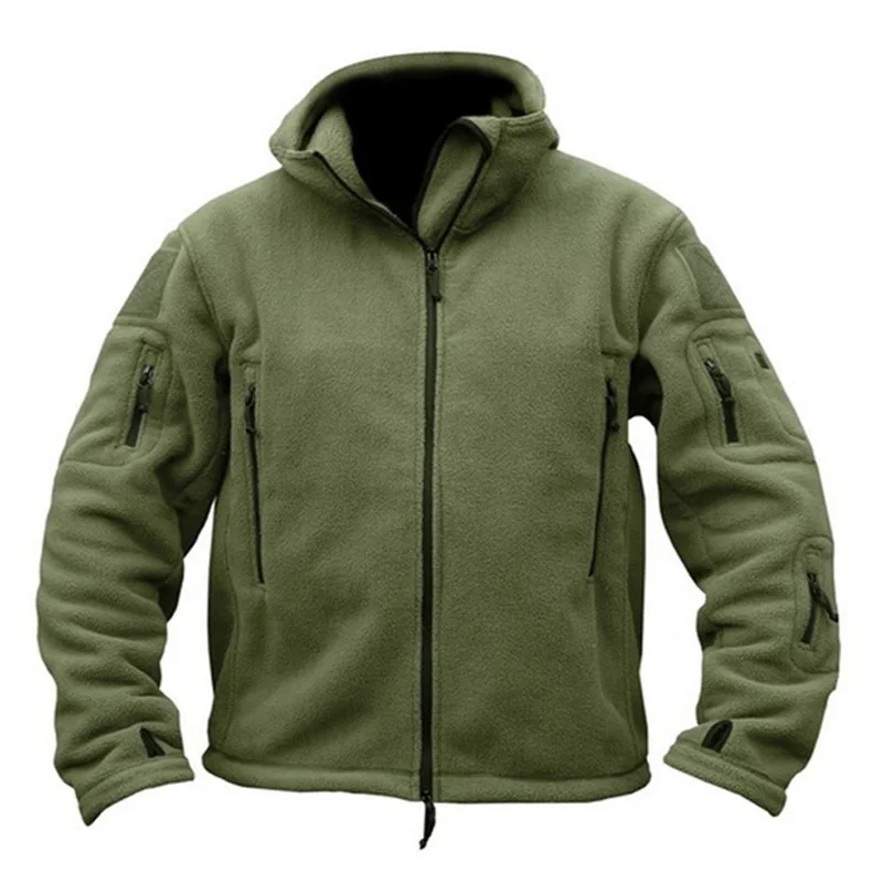 

Winter Fleece Jacket Men's Sports Tactical Jacket Combat Jacket Military Fleece Outdoor Sports Hiking Polar Jacket