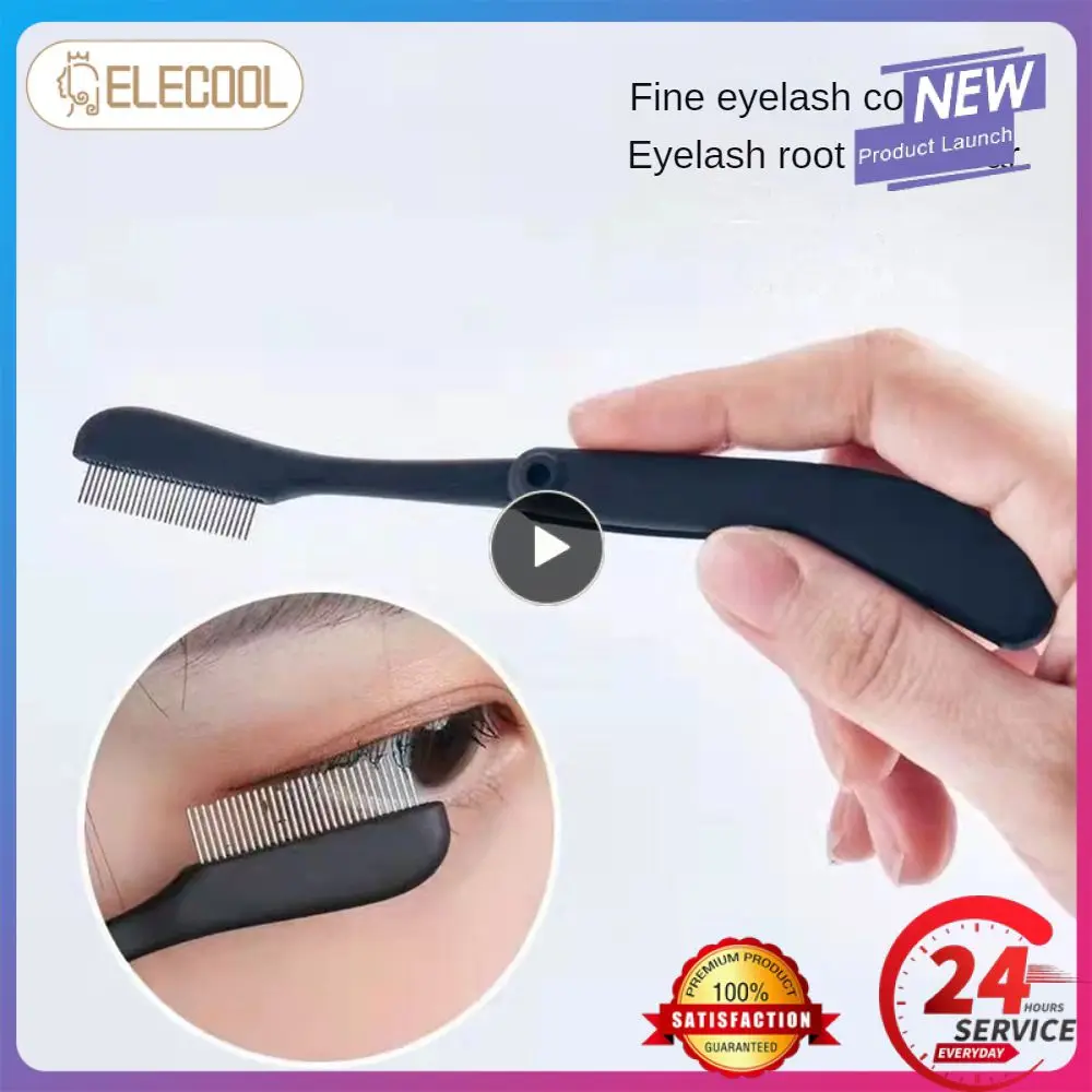 

1~10PCS Folding Eyelash Curler Comb Separator Mascara Curl Metal Brush Mini Eyebrow Comb Makeup Tool Foldable Mascar Accessories