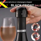 Вакуумная пробка для бутылки красного вина, 2021, силиконовая герметичная, затычка для бутылок с шампанским, для сохранения свежести, пробка для вина, инструменты для бара