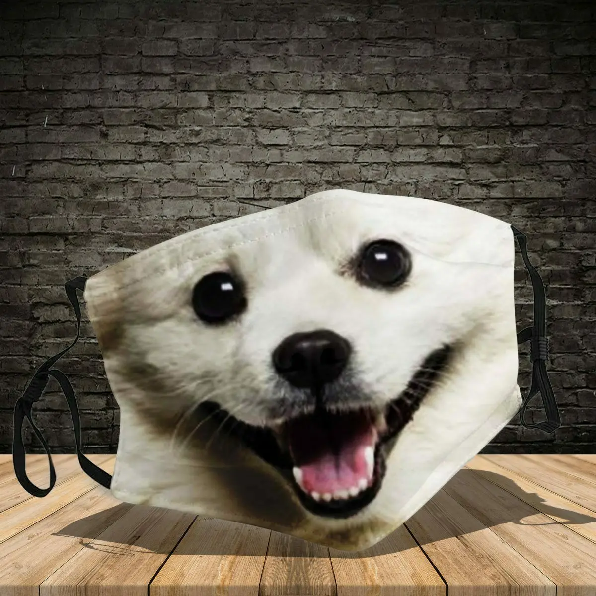 

American Eskimo Dog Dog Lover Face Mask Adult Face Mask 3D Reusable