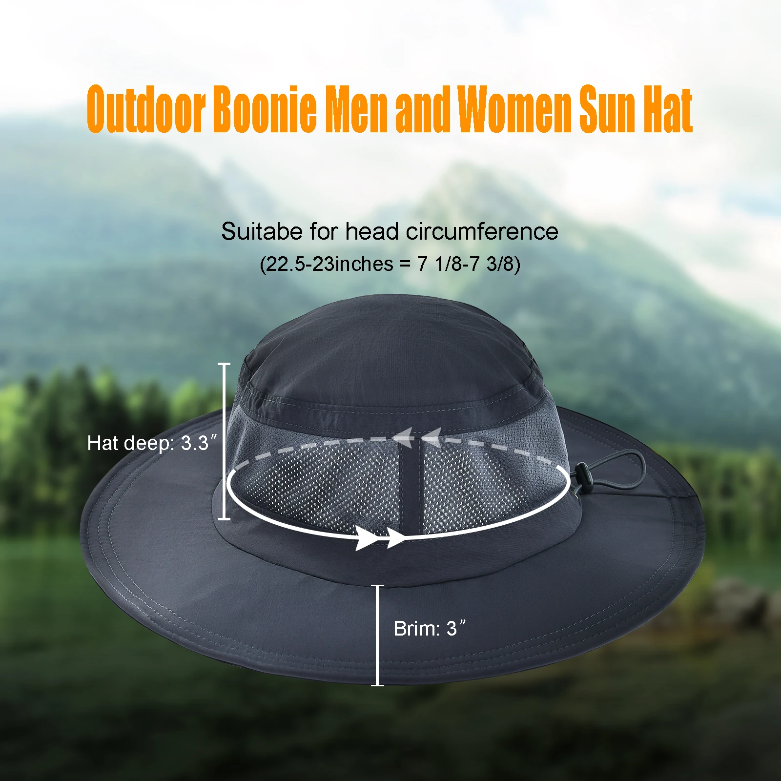 Шляпа FEICUI унисекс легкая с вентиляционными отверстиями Пляжная летняя шапка от