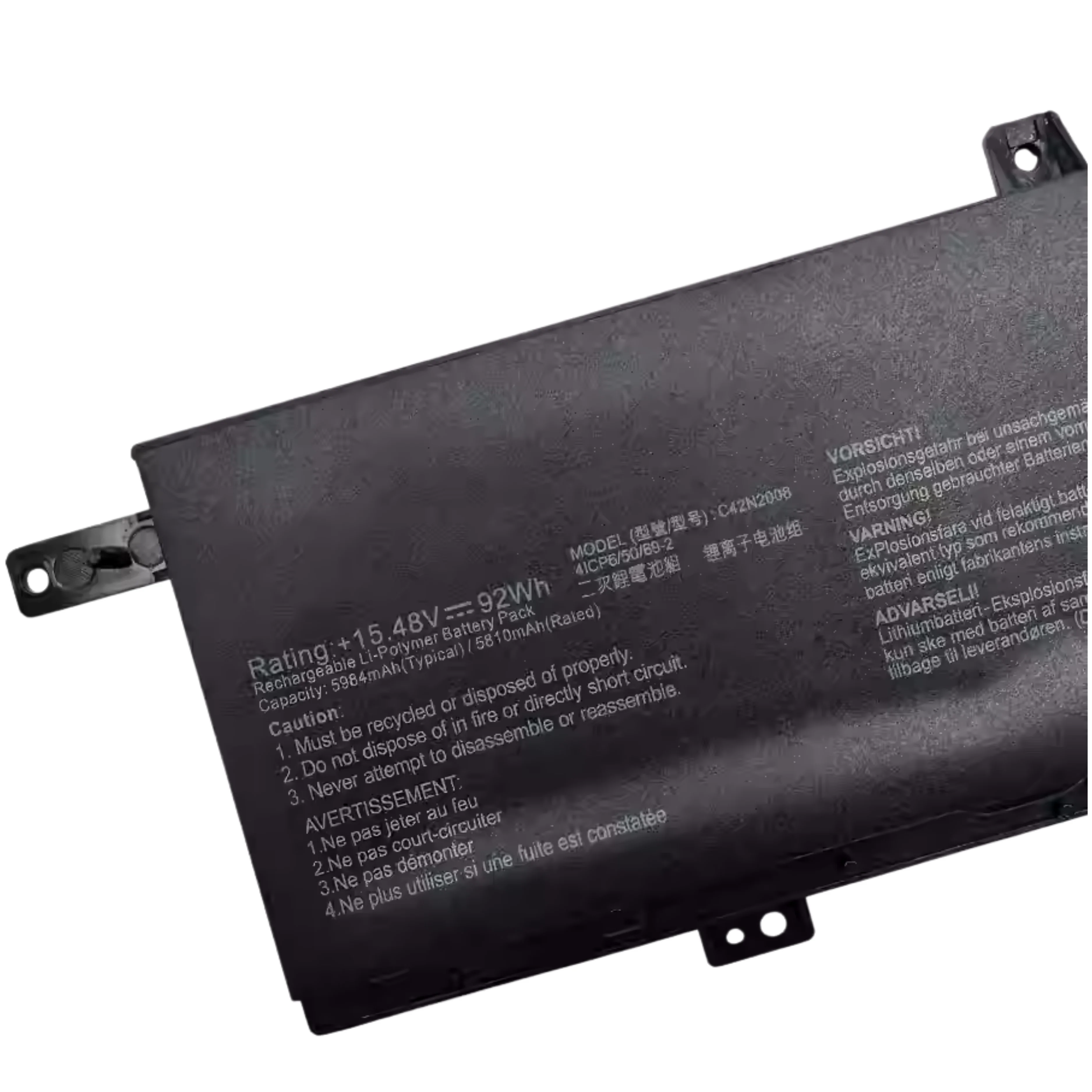 ZenBook Pro UX582HM UX582HS C42N2008 UX5100H (art.: 3920d97f49fca) - 3920d97f49fca