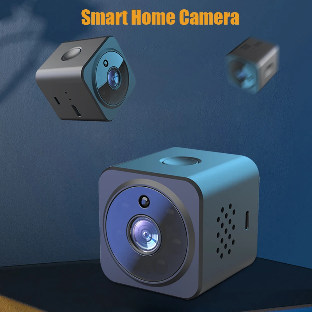 

AS02 Mini Camera 1080p HD Wifi Camera Wireless Surveillance IP Camera Security Night Vision DV Camera Network Remote Monitoring