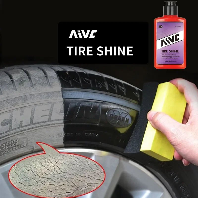

Waterproof Coating Tyre Brightener Back To Black Auto Sealing Wax Polish Cleaner Car Accessories