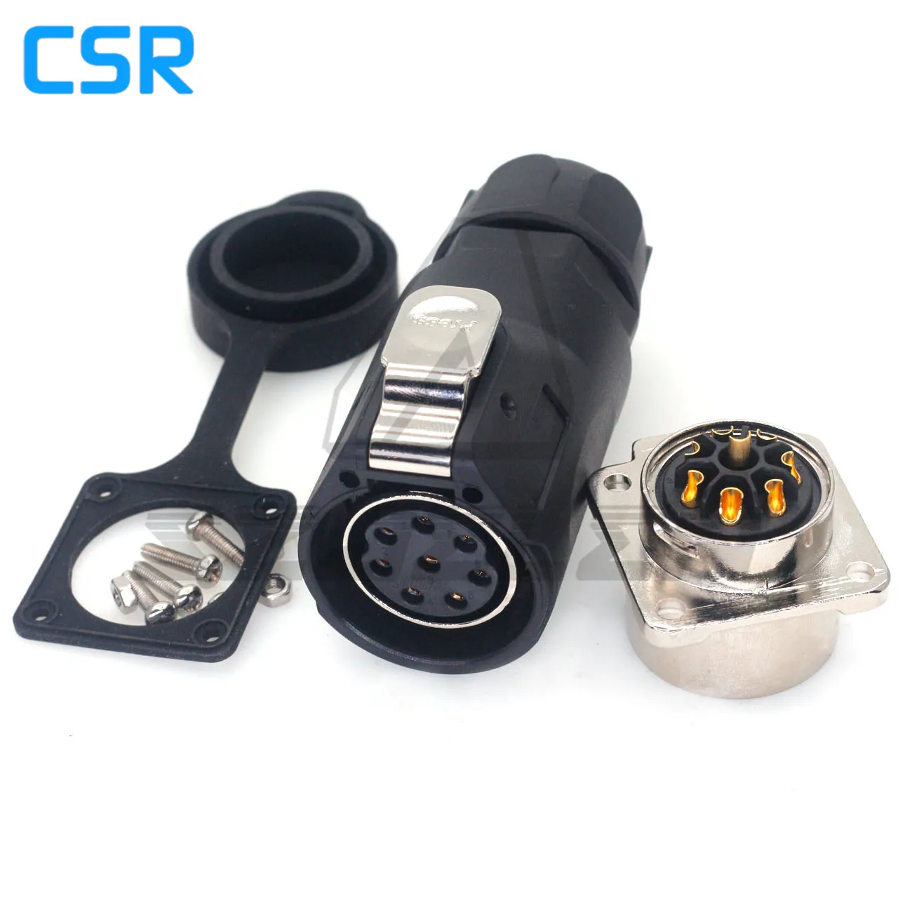 

XHP28 Series 8-Pin Connector Female Plug Square Panel Waterproof Mechanical Equipment Signal Transmission Power Line Male Socket
