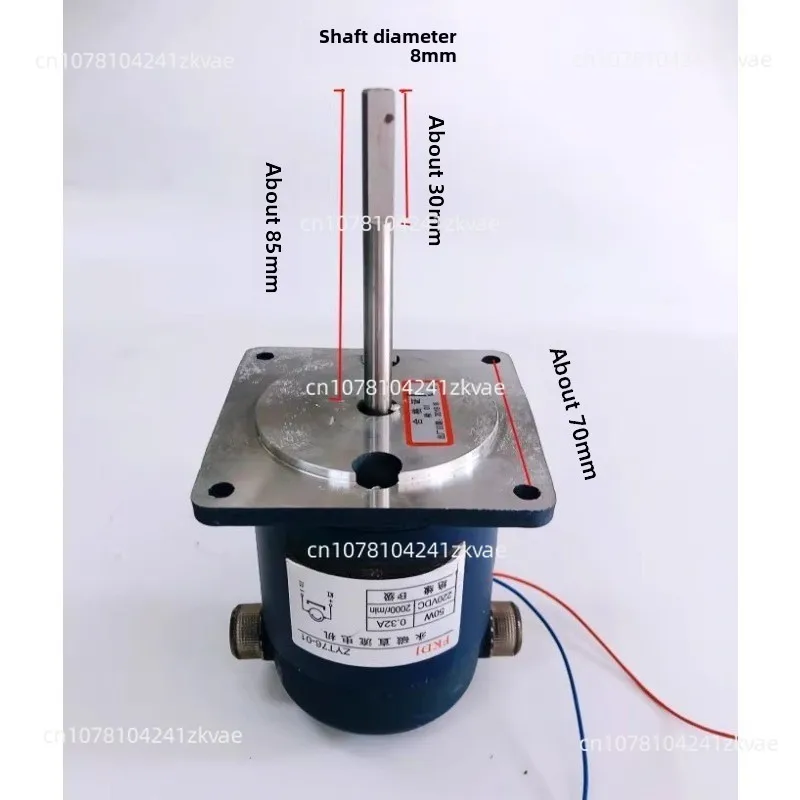 

ZYT76-01 Двигатель постоянного тока с постоянными магнитами, термоусадочная упаковочная машина, двигатель вентилятора с длинным валом