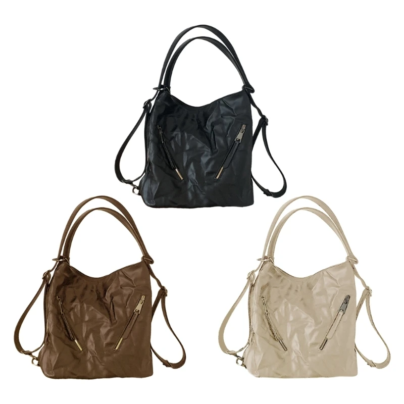 

Sophisticated Women Soft Tote Postman Hobo Bag Bag for Work & Travel 066F
