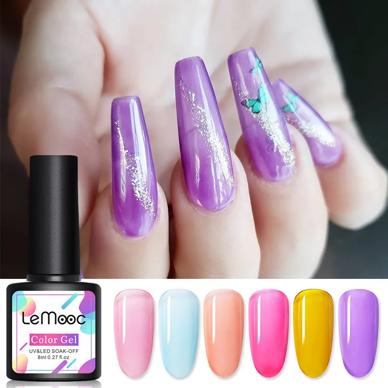 

Nail Polish Glue Ice-penetrating Phototherapy Glue DIY For Nail Shop Special Set Fashion Grace Nail Decoration Nails Tips