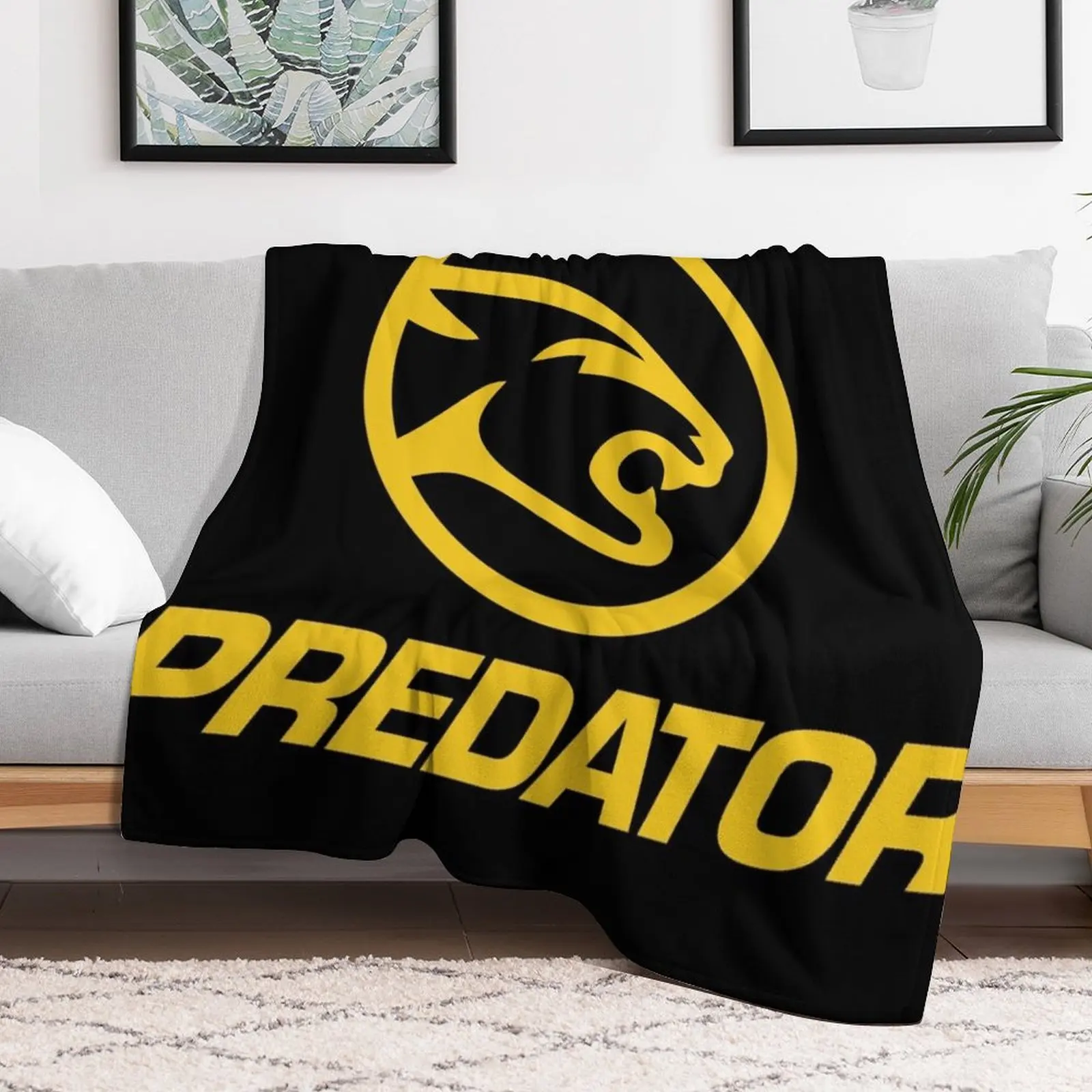 Плед с КРУГЛЫМ ЛОГОТИПОМ PREDATOR