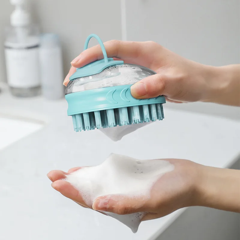 

Pet Bath Brush Dog Cat Silicone Multifunctional Beauty Massage To Puffy Comb