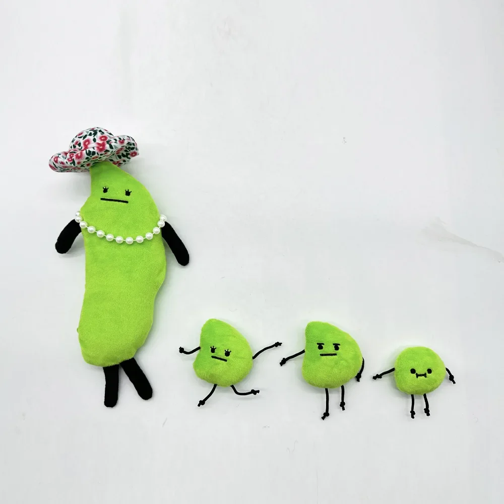 31 см новая плюшевая игрушка Secret Staycation Edamame Family Doll милая мультяшная мягкая подарок