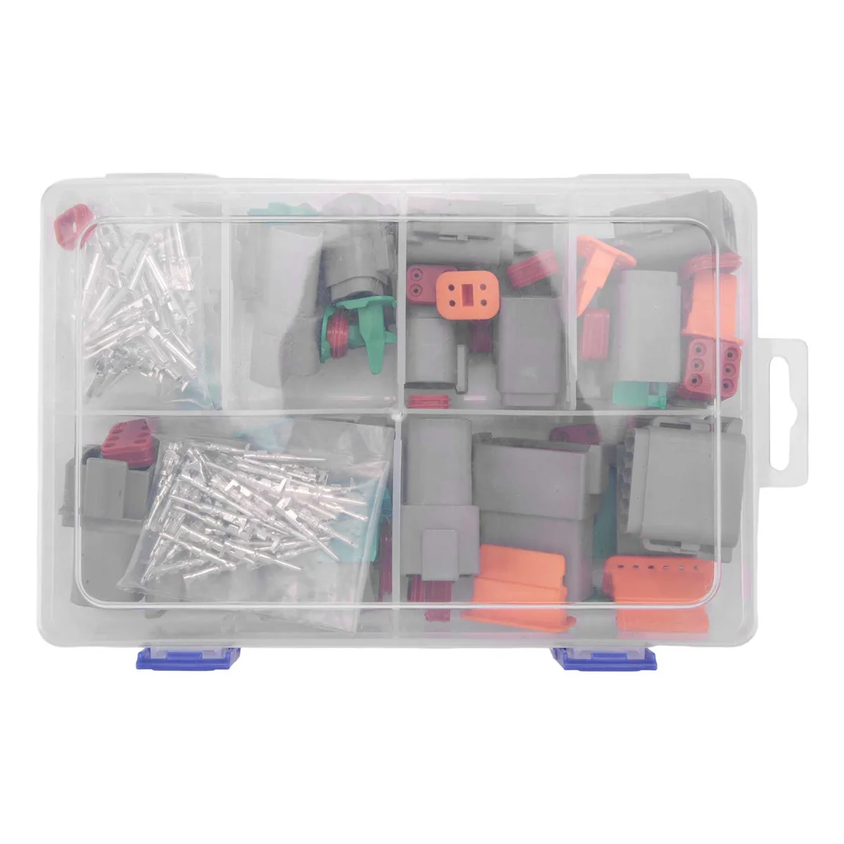 Разъем для электрического провода 8 комплектов 2 3 4 6 12 контактов набора