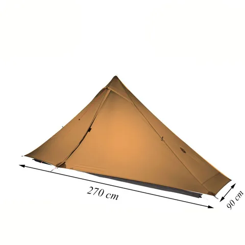 2021 новая версия FLAME'S CREED Lanshan 1 Pro палатка 3/4 сезон 230*90*125 см 2 стороны 20d легкая палатка для кемпинга на 1 человек