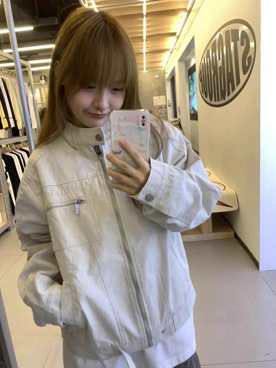 Американская винтажная бейсбольная форма повседневная верхняя одежда для