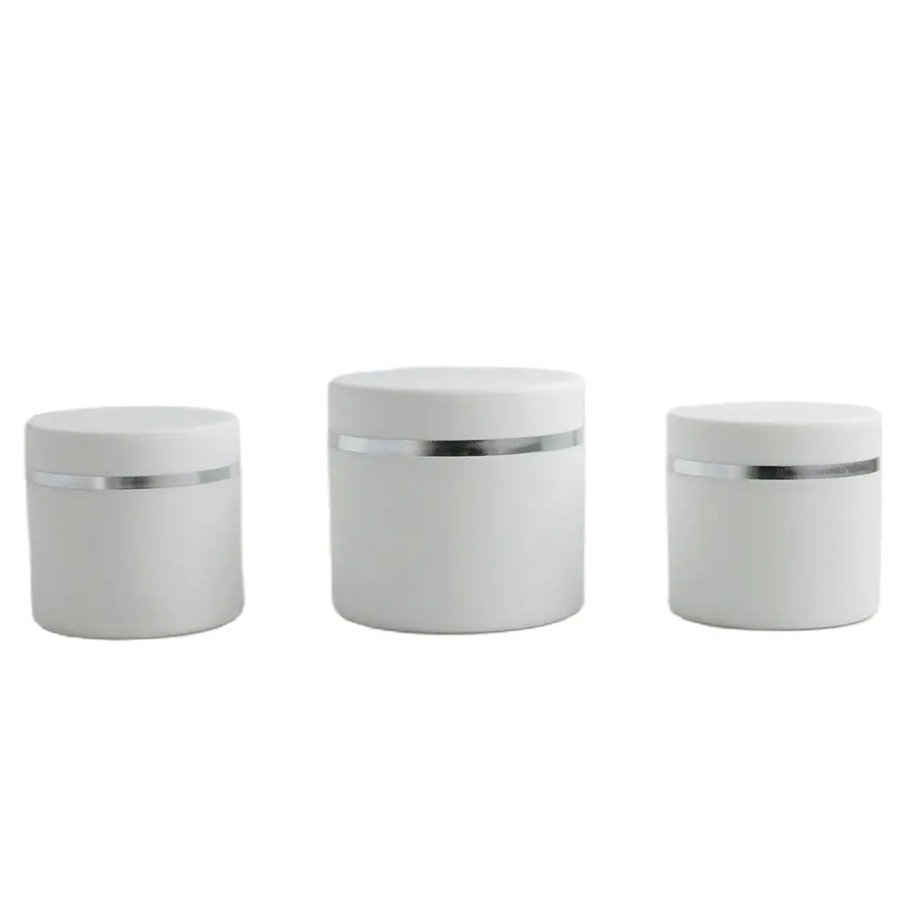 

30g 50g 100g 1oz white Cosmetic Bottles Cream Case Roundbottom Cream Jar Sample Bottle Facial Mask Bottle Round Case 24pcs