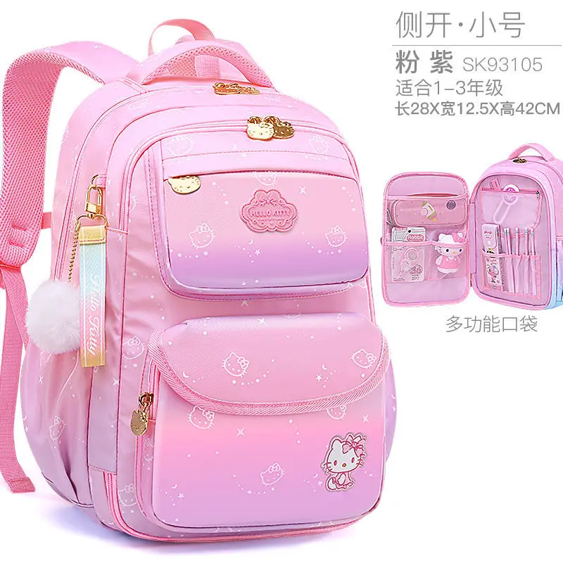 Disney children's schoolbag kindergarten first grade children's spine backpack 6352 Pink  kids backpack   school backpack