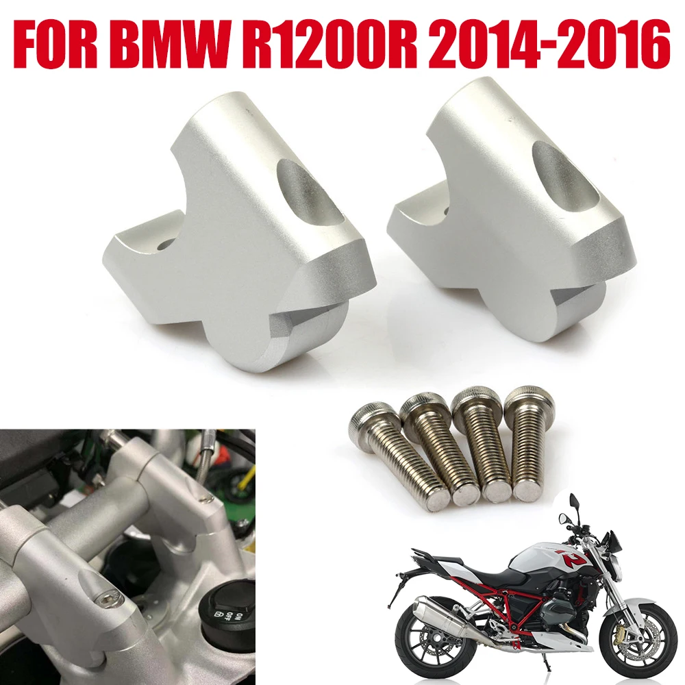 Фото Для BMW R1200R R 1200 R 2014-2016, кронштейн для руля, Riser Up Back, для мотоцикла №1