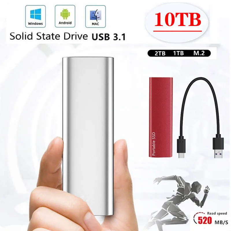 

Твердотельный Накопитель SSD 10 ТБ 8 ТБ 4 ТБ