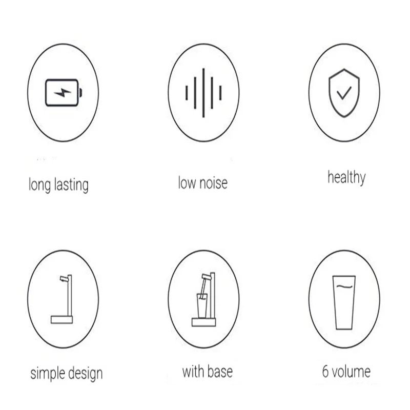 Электрический диспенсер для воды Xiaomi 6 Gear USB Перезаряжаемый умный насос бутылок с
