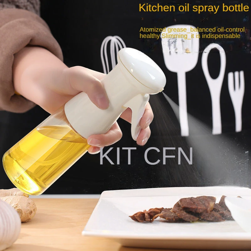 

Spray Bottle for Oil Cooking 200ml Big Mouth Oil Spray Bottle Food Grade Spritzer Olive Oil Dispenser with Brush Air Fryer BBQ
