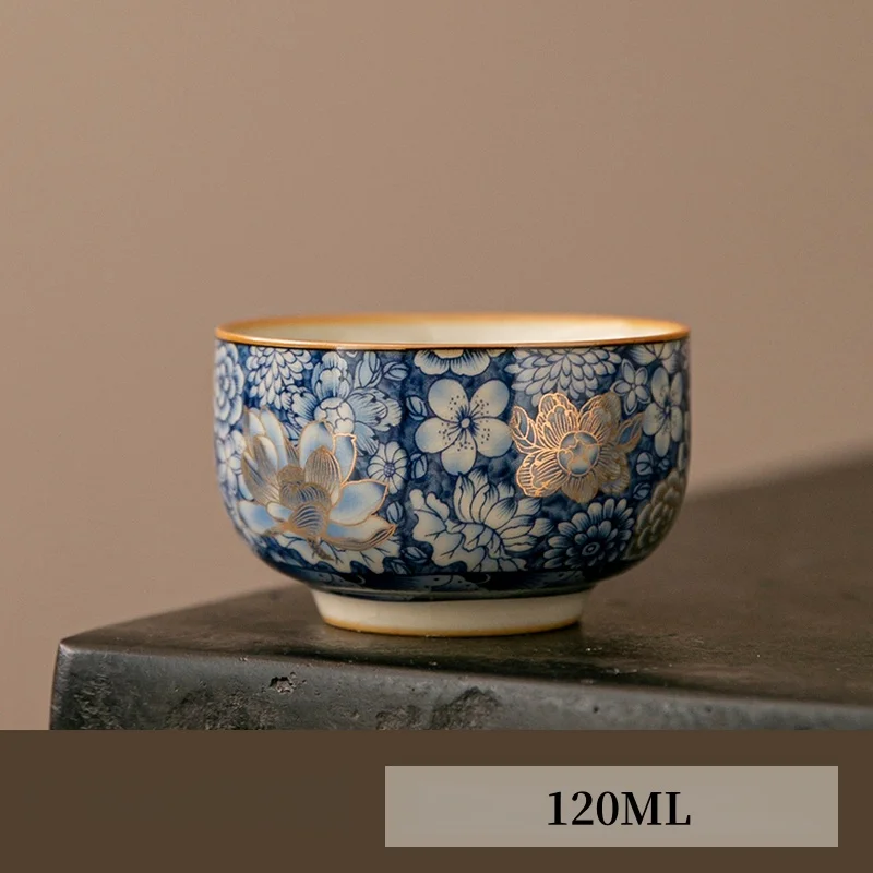 

JIANGXINSHE Ру Kiln Gold Blossoms Master Cup керамическая чашка