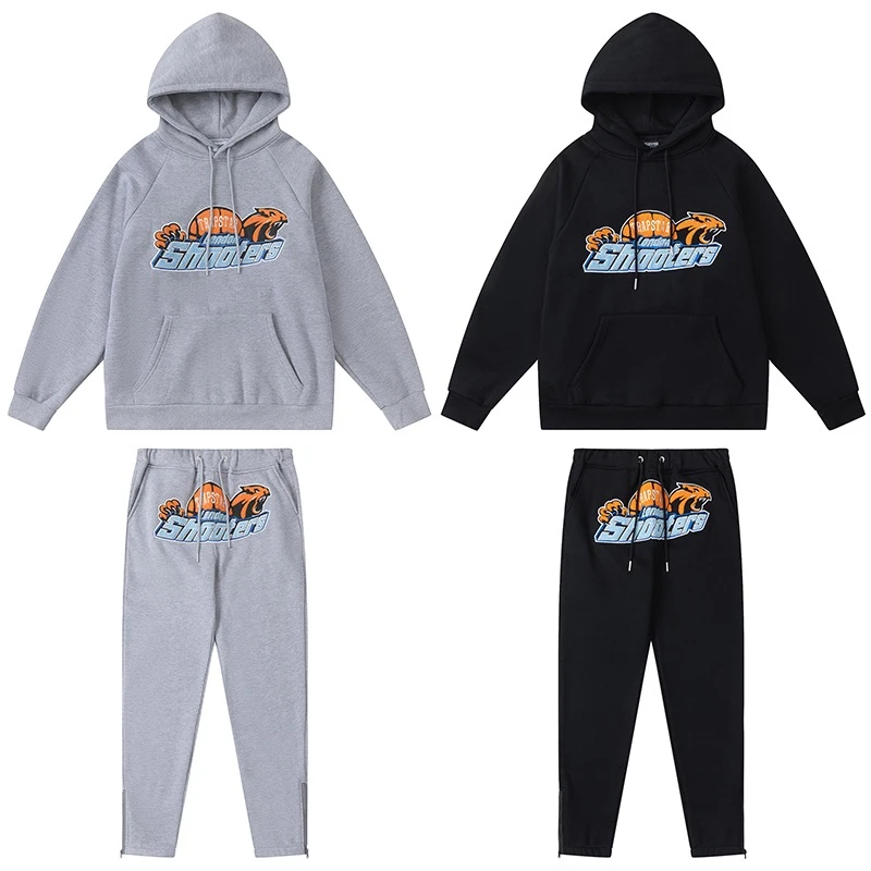 

New Towel Embroidered Trapstar Hoodies Men Women High Quality Heavy Fabric Trapstar Sweatshirt Hooded
