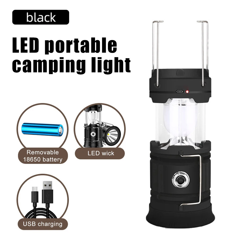 

Светильник для кемпинга с USB-подсветкой