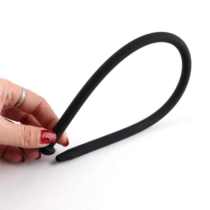 Силиконовый стимулятор лошадиный глаз расширитель затычка для пениса со