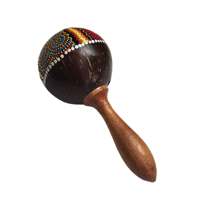 

Big Sandhammer Coconut Shell Art, Portable Handheld Toy Musical Instrument Part Component Funny Gift Or Birthday Gift