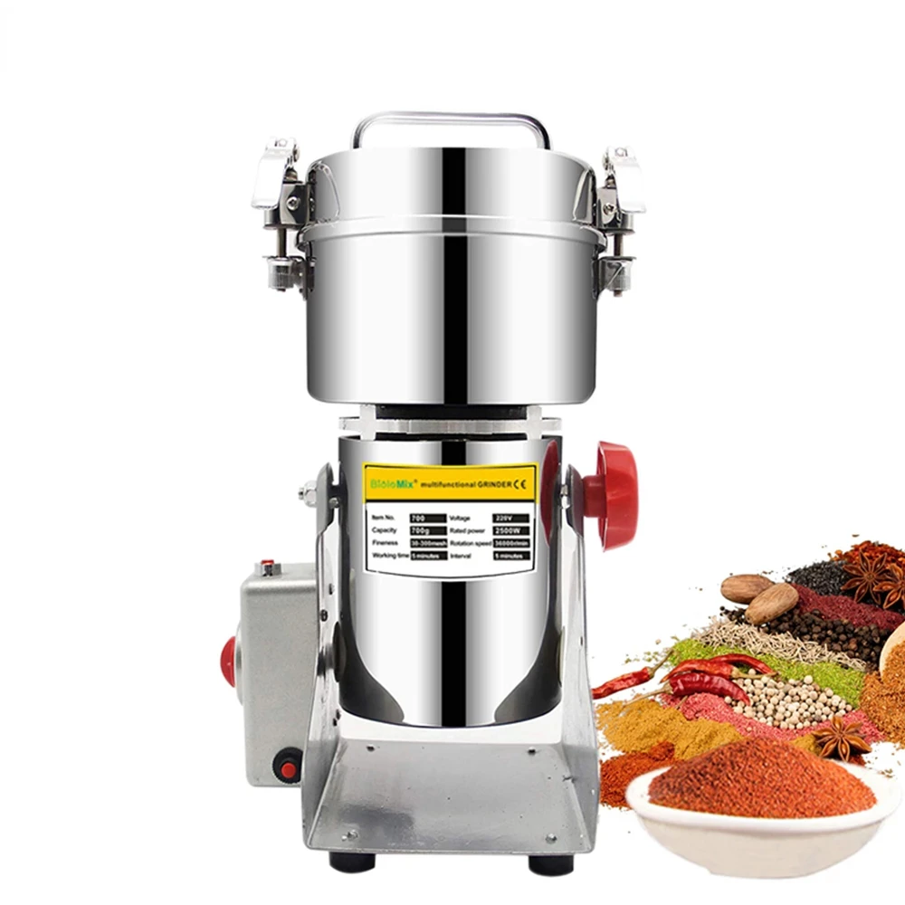 

800g 700g Grains Spices Hebals Cereals Coffee Dry Food Grinder Mill Grinding Machine Gristmill Flour Powder crusher