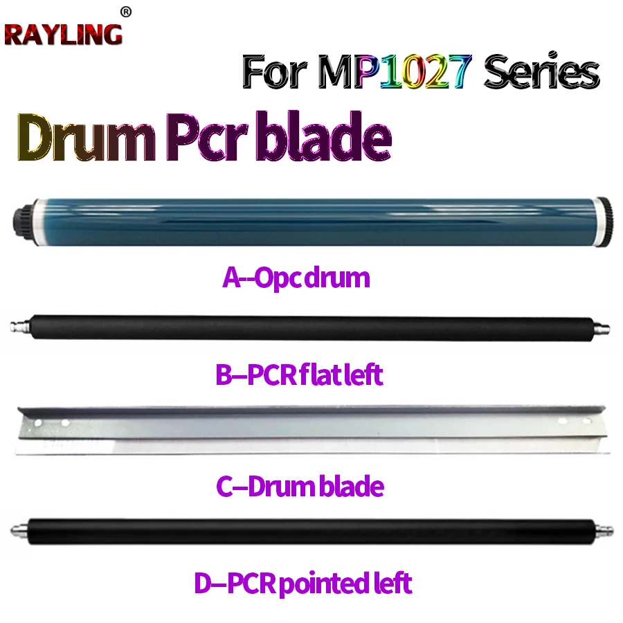 Зарядный ролик лезвия барабана для Ricoh MP 1027 2550 3350 3025 3030 2552 2553 3352 2852 2853 3351 2851 3053 3553 3353